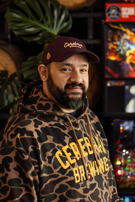 Script Dad Hat - Black Cherry