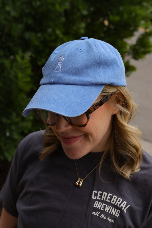 Erlenmeyer Vase Hat - Ocean Blue