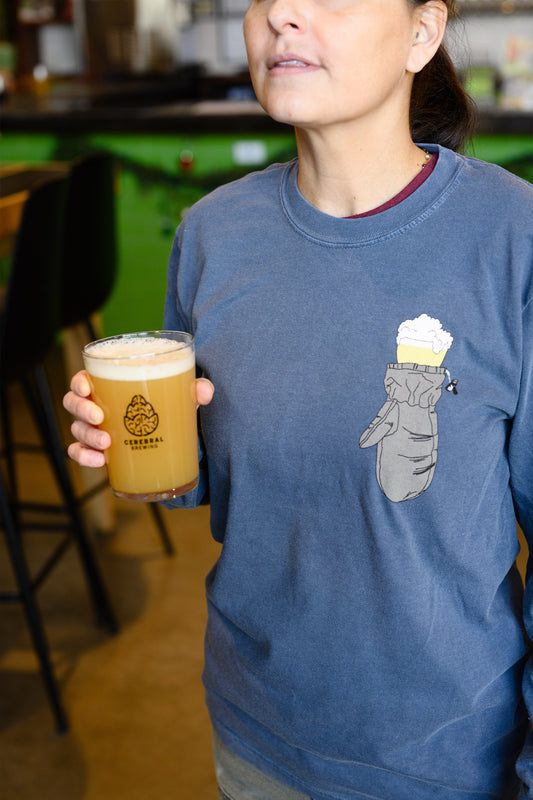 Skiing Skully Long Sleeve Tee