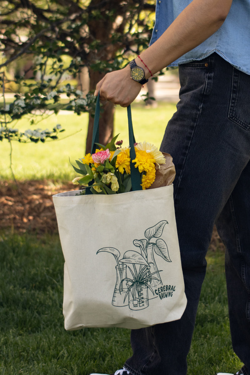 Erlenmeyer Vase Tote