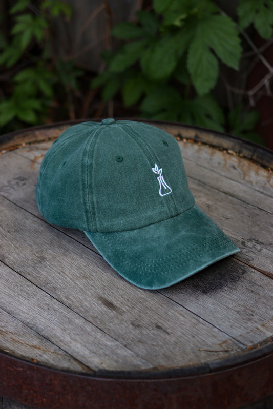 Erlenmeyer Vase Hat - Emerald Green