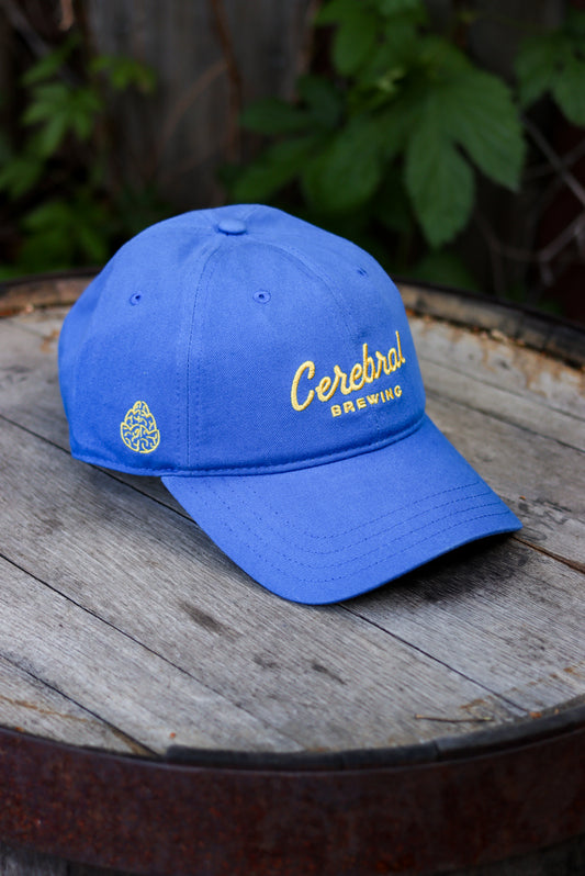 Script Dad Hat - Royal Blue
