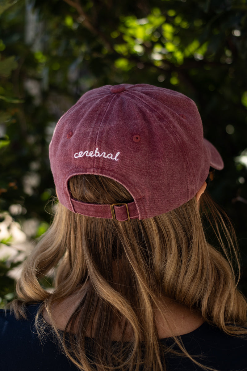 Erlenmeyer Vase Hat - Wine Red