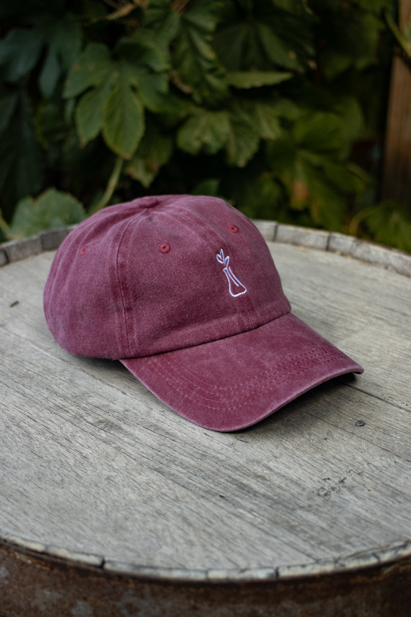 Erlenmeyer Vase Hat - Wine Red
